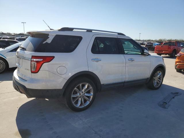 1FM5K7F82EGC22734 - 2014 FORD EXPLORER LIMITED WHITE photo 3