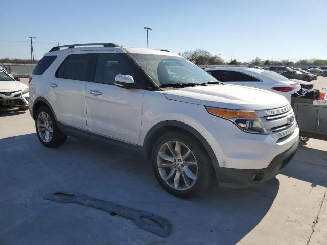 1FM5K7F82EGC22734 - 2014 FORD EXPLORER LIMITED WHITE photo 4