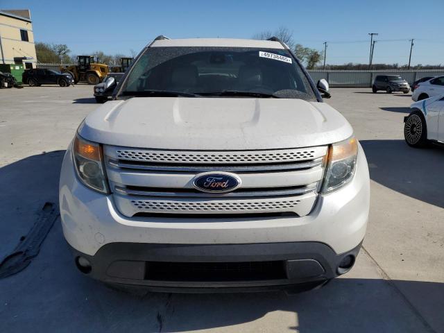 1FM5K7F82EGC22734 - 2014 FORD EXPLORER LIMITED WHITE photo 5