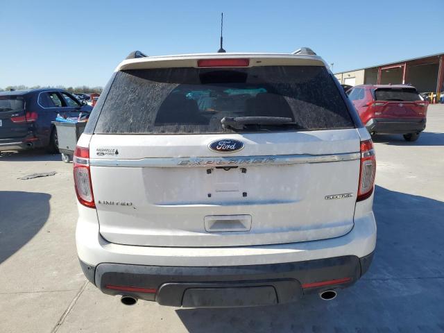1FM5K7F82EGC22734 - 2014 FORD EXPLORER LIMITED WHITE photo 6