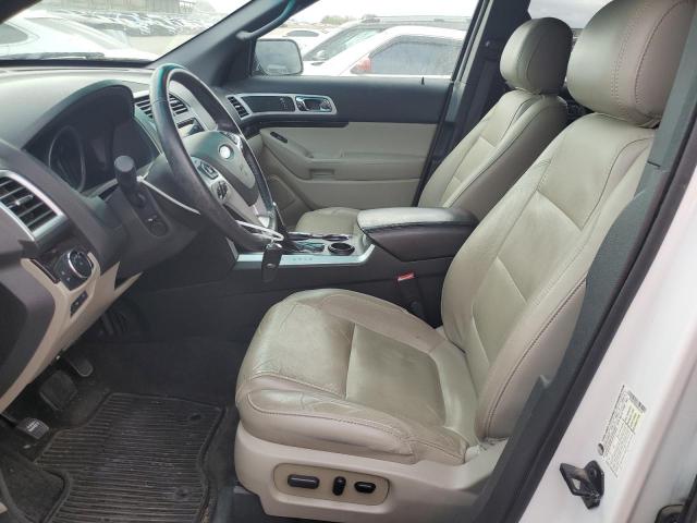 1FM5K7F82EGC22734 - 2014 FORD EXPLORER LIMITED WHITE photo 7