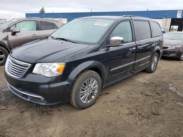 2C4RC1CG7DR715043 - 2013 CHRYSLER TOWN & COU TOURING L BLACK photo 1