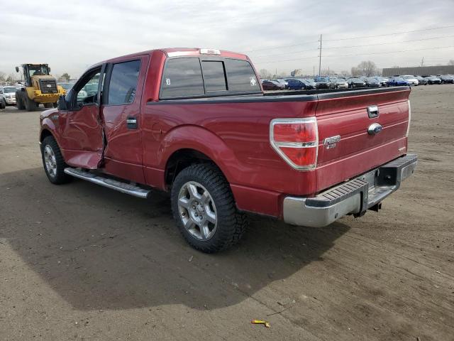 1FTFW1CF3DKD13570 - 2013 FORD F150 SUPERCREW BURGUNDY photo 2