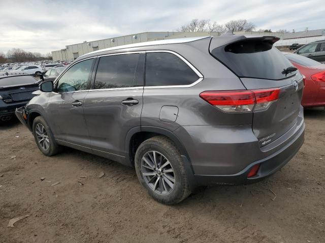 5TDJZRFH2JS863540 - 2018 TOYOTA HIGHLANDER SE GRAY photo 2