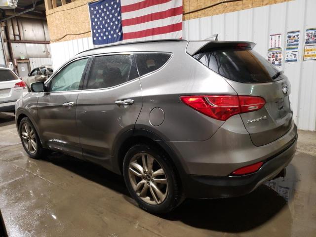 5XYZUDLA8DG037286 - 2013 HYUNDAI SANTA FE S GRAY photo 2