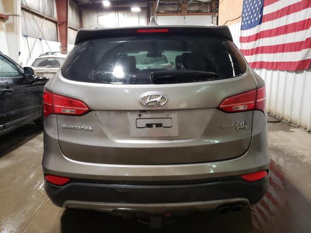 5XYZUDLA8DG037286 - 2013 HYUNDAI SANTA FE S GRAY photo 6