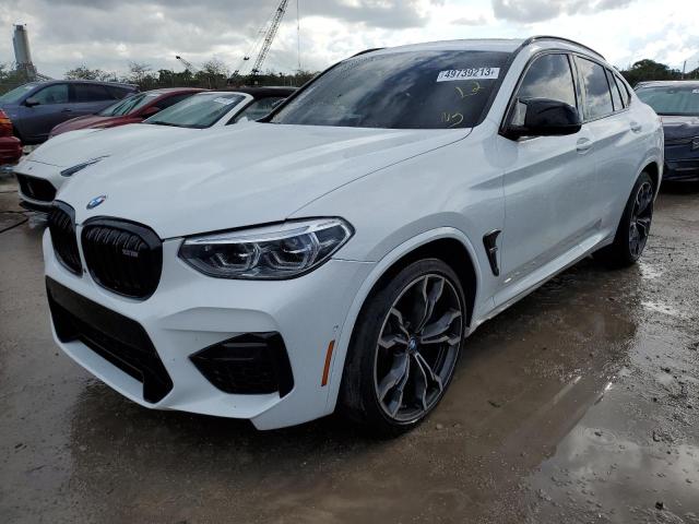 5YMUJ0C00M9H88736 - 2021 BMW X4 M COMPETITION WHITE photo 1
