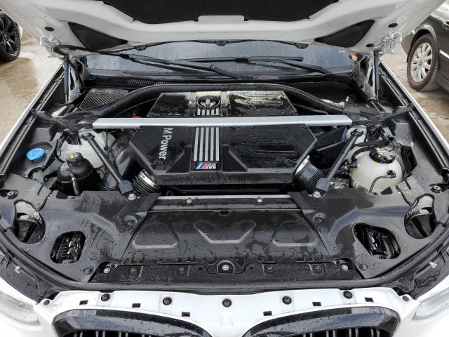 5YMUJ0C00M9H88736 - 2021 BMW X4 M COMPETITION WHITE photo 12