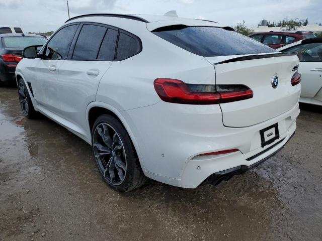 5YMUJ0C00M9H88736 - 2021 BMW X4 M COMPETITION WHITE photo 2