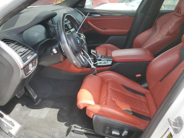 5YMUJ0C00M9H88736 - 2021 BMW X4 M COMPETITION WHITE photo 7