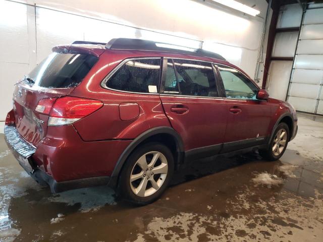 4S4BRCGC6D3230481 - 2013 SUBARU OUTBACK 2.5I PREMIUM RED photo 3