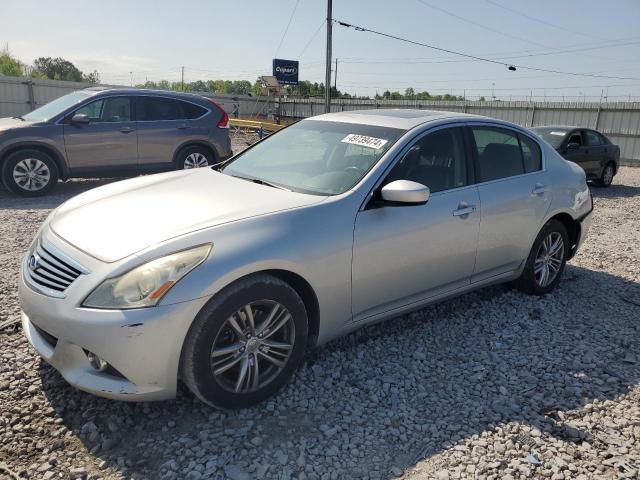 JN1CV6AR1DM755786 - 2013 INFINITI G37 SILVER photo 1