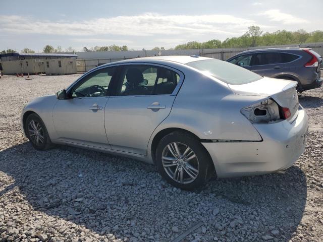 JN1CV6AR1DM755786 - 2013 INFINITI G37 SILVER photo 2