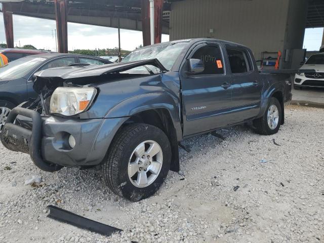 3TMJU4GN9AM104583 - 2010 TOYOTA TACOMA DOUBLE CAB PRERUNNER GRAY photo 1