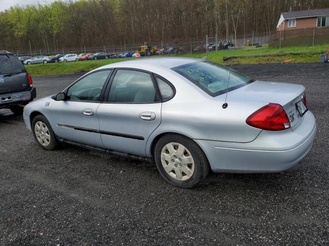 1FAFP52U21A123755 - 2001 FORD TAURUS LX SILVER photo 2