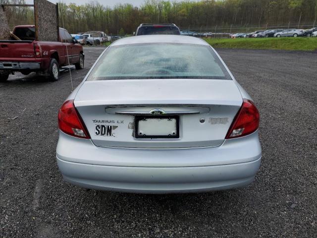 1FAFP52U21A123755 - 2001 FORD TAURUS LX SILVER photo 6