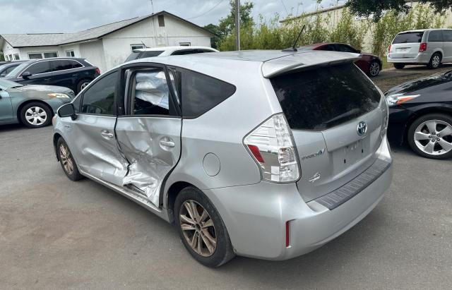 JTDZN3EUXD3257113 - 2013 TOYOTA PRIUS V SILVER photo 3