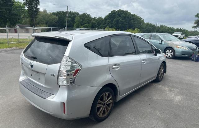 JTDZN3EUXD3257113 - 2013 TOYOTA PRIUS V SILVER photo 4