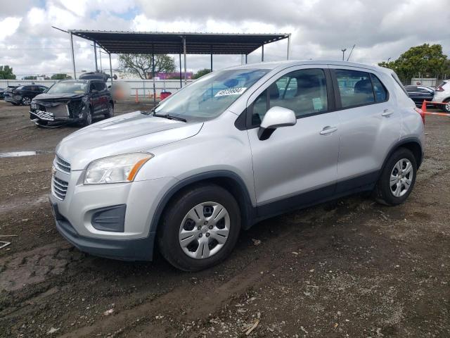 KL7CJKSB1GB762236 - 2016 CHEVROLET TRAX LS SILVER photo 1