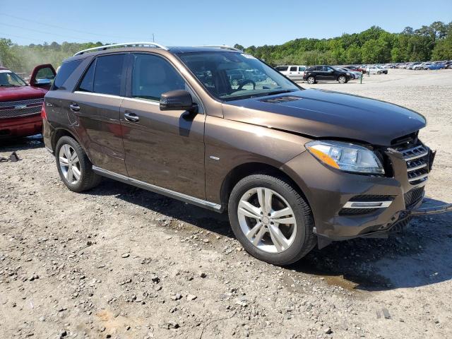 4JGDA5HB6CA035203 - 2012 MERCEDES-BENZ ML 350 4MATIC GOLD photo 4