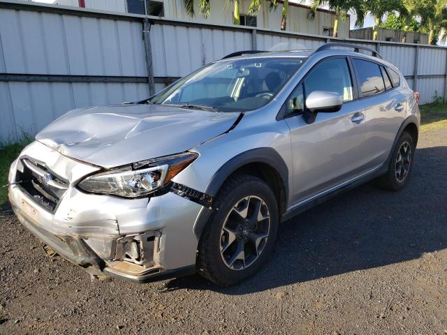 JF2GTAEC7KH364579 - 2019 SUBARU CROSSTREK PREMIUM SILVER photo 1