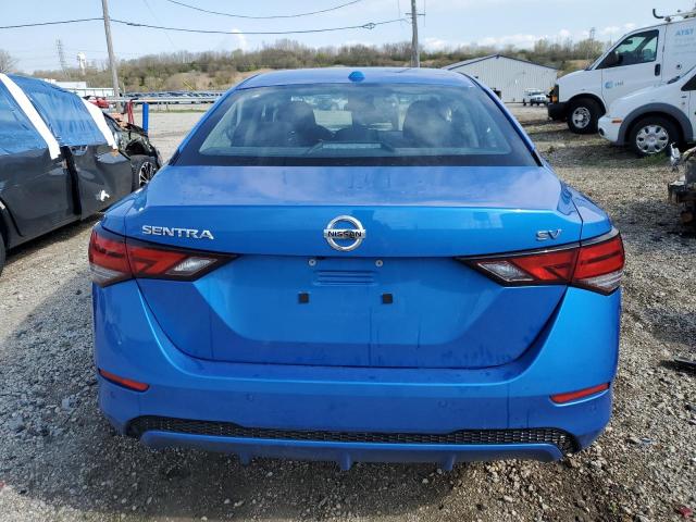 3N1AB8CV4MY281481 - 2021 NISSAN SENTRA SV BLUE photo 6