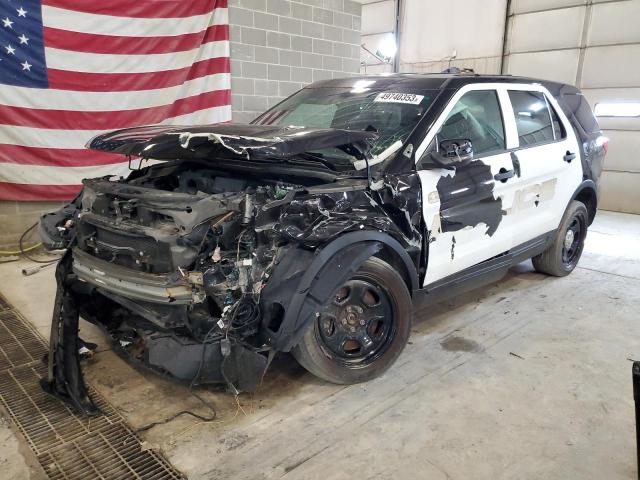 1FM5K8AR0HGB54556 - 2017 FORD EXPLORER POLICE INTERCEPTOR TWO TONE photo 1
