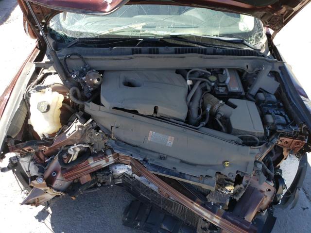 3FA6P0HD5GR341469 - 2016 FORD FUSION SE BROWN photo 11