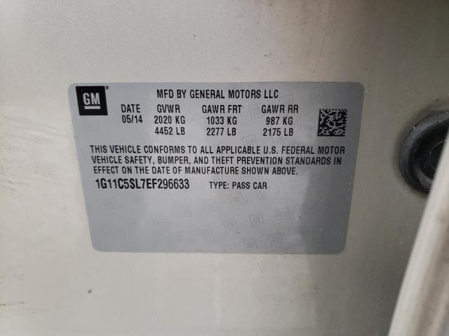 1G11C5SL7EF296633 - 2014 CHEVROLET MALIBU 1LT 金色 照片 13