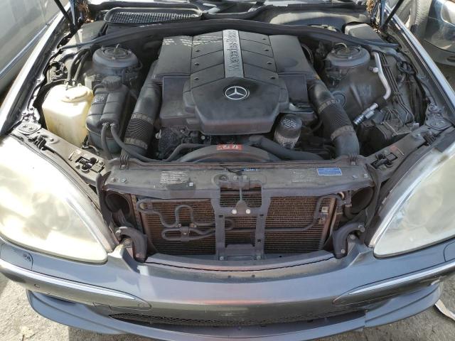 WDBNG70J05A456423 - 2005 MERCEDES-BENZ S 430 GRAY photo 11
