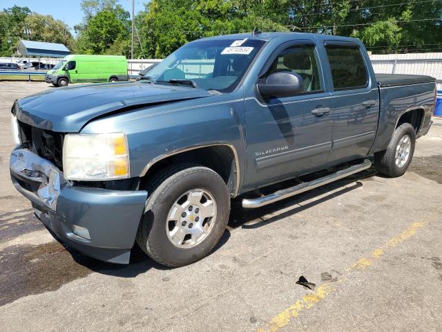 3GCRCSE02AG114601 - 2010 CHEVROLET SILVERADO C1500 LT BLUE photo 1