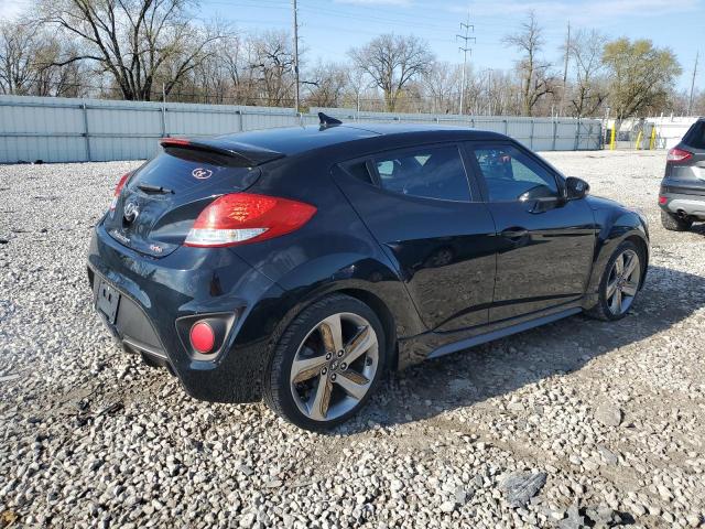 KMHTC6AE9FU217724 - 2015 HYUNDAI VELOSTER TURBO BLACK photo 3