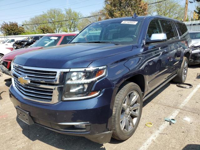 1GNSKJKC7HR169222 - 2017 CHEVROLET SUBURBAN K1500 PREMIER BLUE photo 1