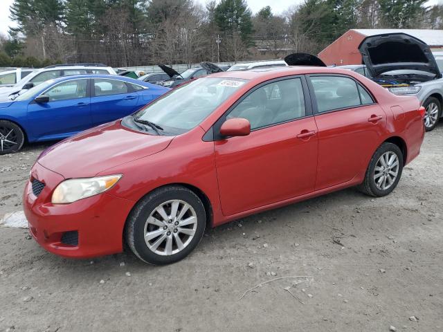 2T1BU40E69C006677 - 2009 TOYOTA COROLLA BASE RED photo 1