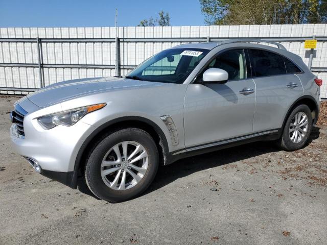 JN8CS1MW6HM413139 - 2017 INFINITI QX70 SILVER photo 1