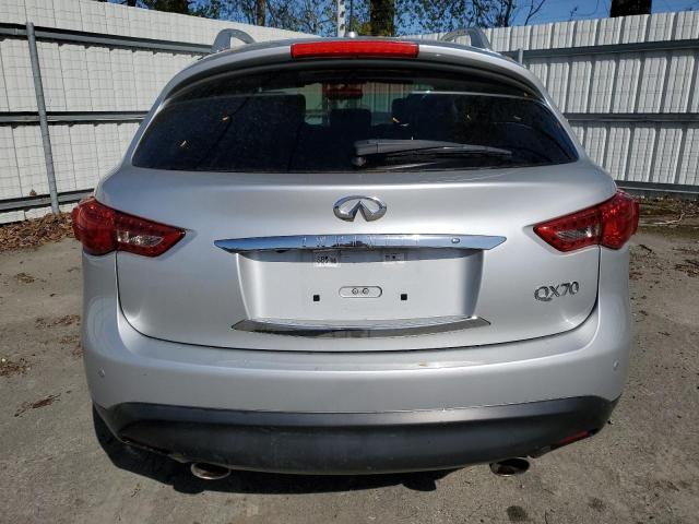 JN8CS1MW6HM413139 - 2017 INFINITI QX70 SILVER photo 6