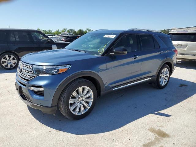 1FMSK7FH0LGB28447 - 2020 FORD EXPLORER LIMITED BLUE photo 1