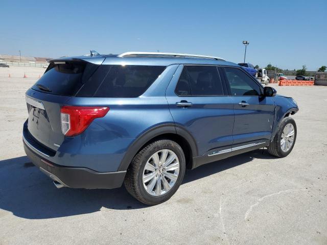 1FMSK7FH0LGB28447 - 2020 FORD EXPLORER LIMITED BLUE photo 3