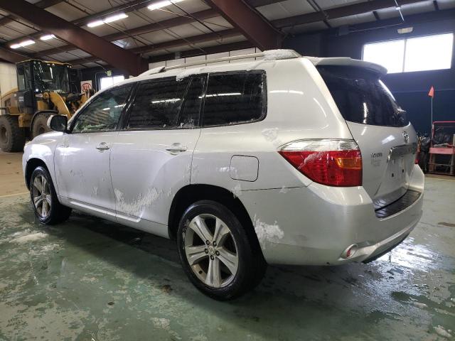 JTEES43A782015277 - 2008 TOYOTA HIGHLANDER SPORT SILVER photo 2