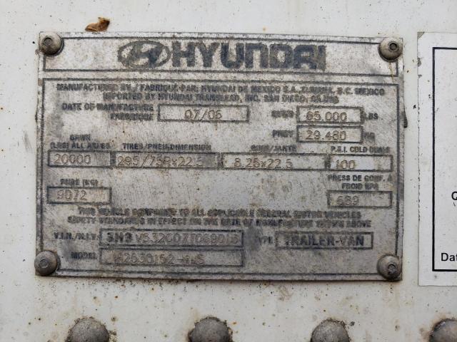 3H3V532C07T069013 - 2007 HYUNDAI DRYVAN WHITE photo 10