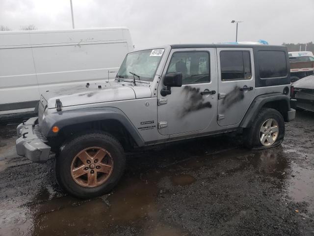 1C4BJWDG5EL288636 - 2014 JEEP WRANGLER U SPORT SILVER photo 1