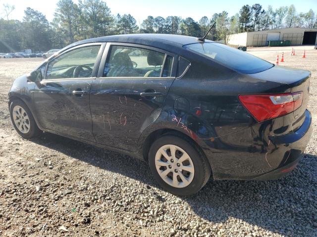 KNADM4A34D6148674 - 2013 KIA RIO LX BLACK photo 2