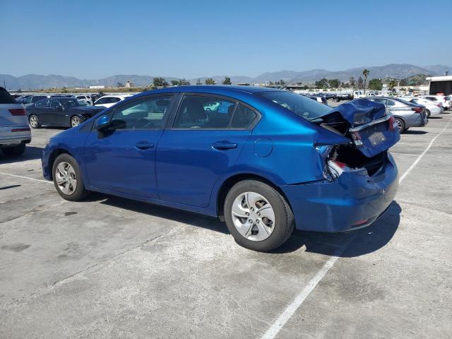 19XFB2F5XDE276279 - 2013 HONDA CIVIC LX BLUE photo 2