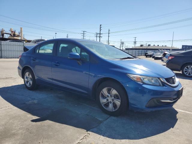 19XFB2F5XDE276279 - 2013 HONDA CIVIC LX BLUE photo 4