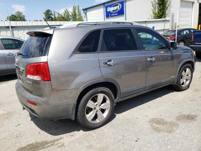 5XYKUDA20DG412987 - 2012 KIA SORENTO EX GRAY photo 3