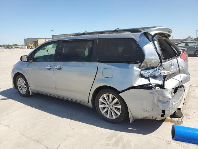 5TDYK3DC6BS160029 - 2011 TOYOTA SIENNA XLE SILVER photo 2