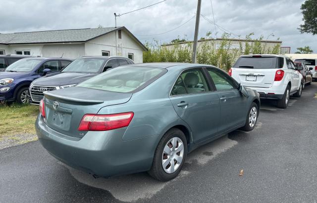 4T1BE46K47U601405 - 2007 TOYOTA CAMRY CE TEAL photo 4