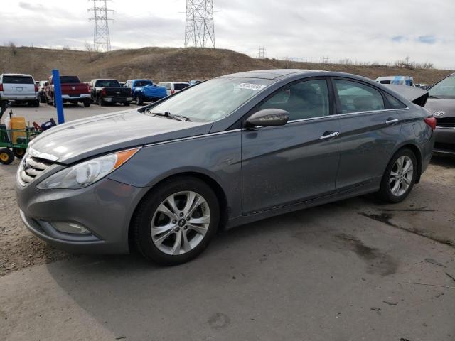 5NPEC4AC6DH694845 - 2013 HYUNDAI SONATA SE GRAY photo 1