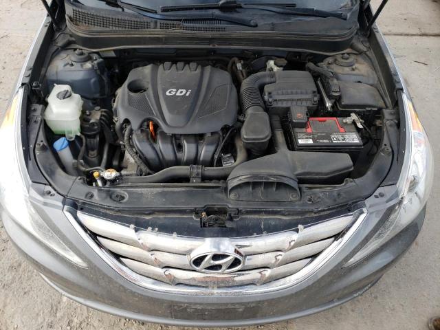 5NPEC4AC6DH694845 - 2013 HYUNDAI SONATA SE GRAY photo 11