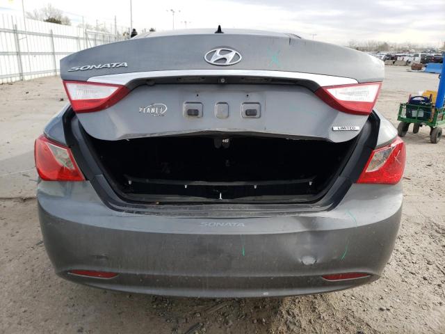 5NPEC4AC6DH694845 - 2013 HYUNDAI SONATA SE GRAY photo 6